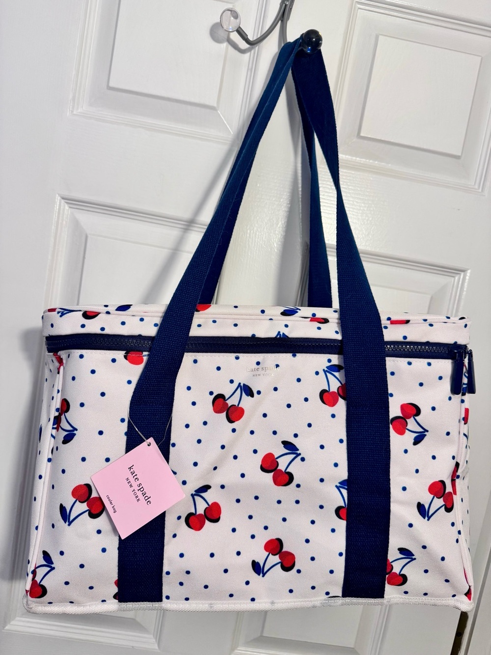 Kate Spade Vintage Cherry Dot Cooler Bag - Picture 6 of 12